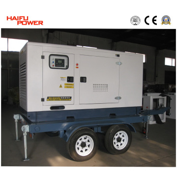 Mobile Diesel Generator Set (With 4-Wheel Trailer, 100kVA) (HF80T2)